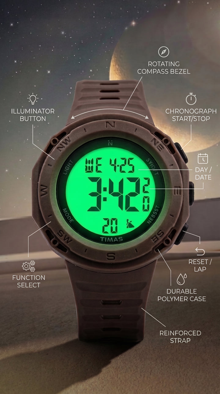 Waterproof Sports Watch for Men with Free Box T3071202