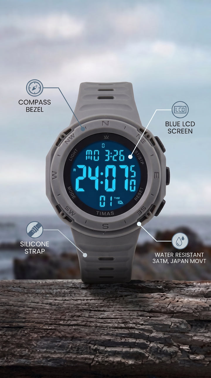 Waterproof Sports Watch for Men with Free Box T3071307