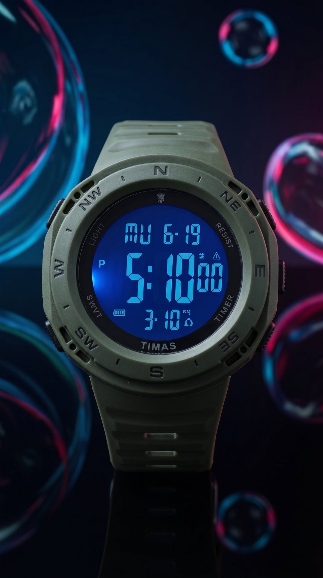 Waterproof Sports Watch for Men with Free Box T3071311