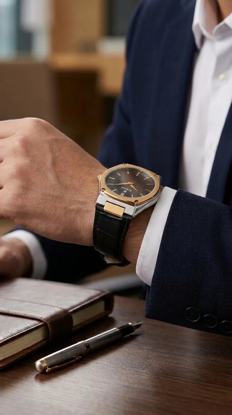 Watch for Men with Free Box T3109215