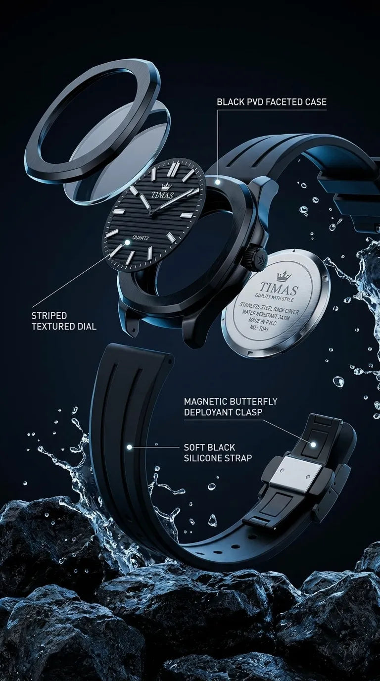 Watch for Men with Free Box T3109601