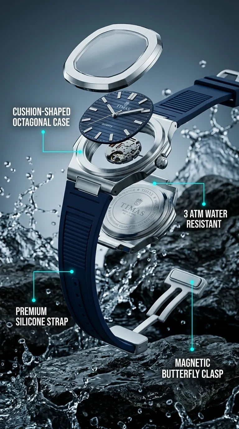 Watch for Men with Free Box T3109612
