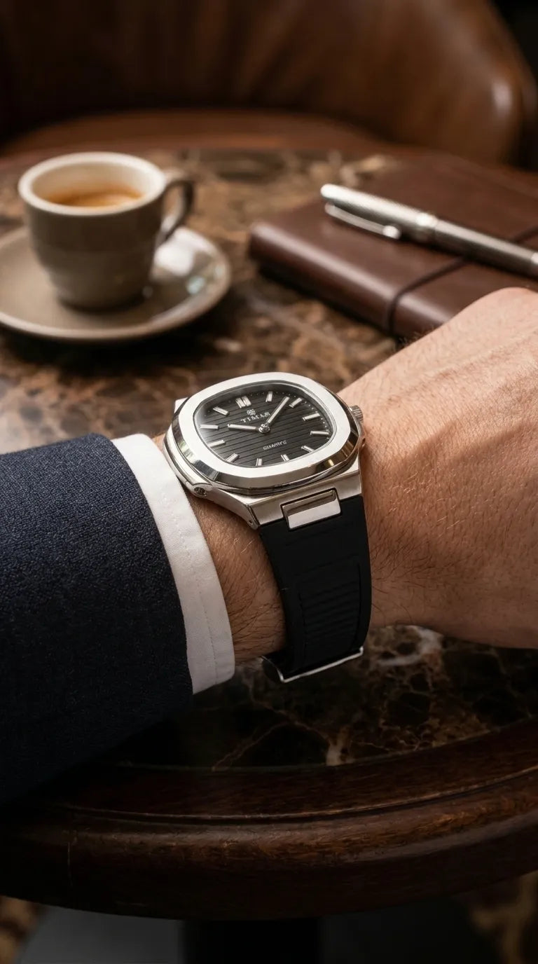 Watch for Men with Free Box T3109616