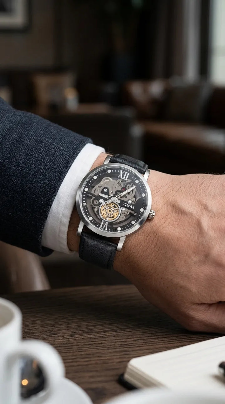 Watch for Men with Free Box T3109916