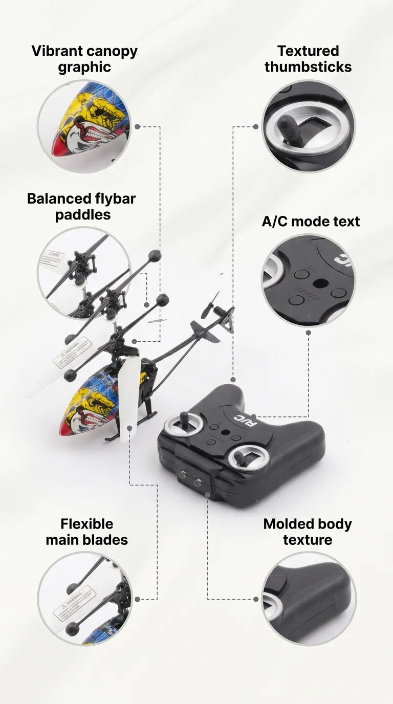 Remote Control Helicopter For Kids T7003010