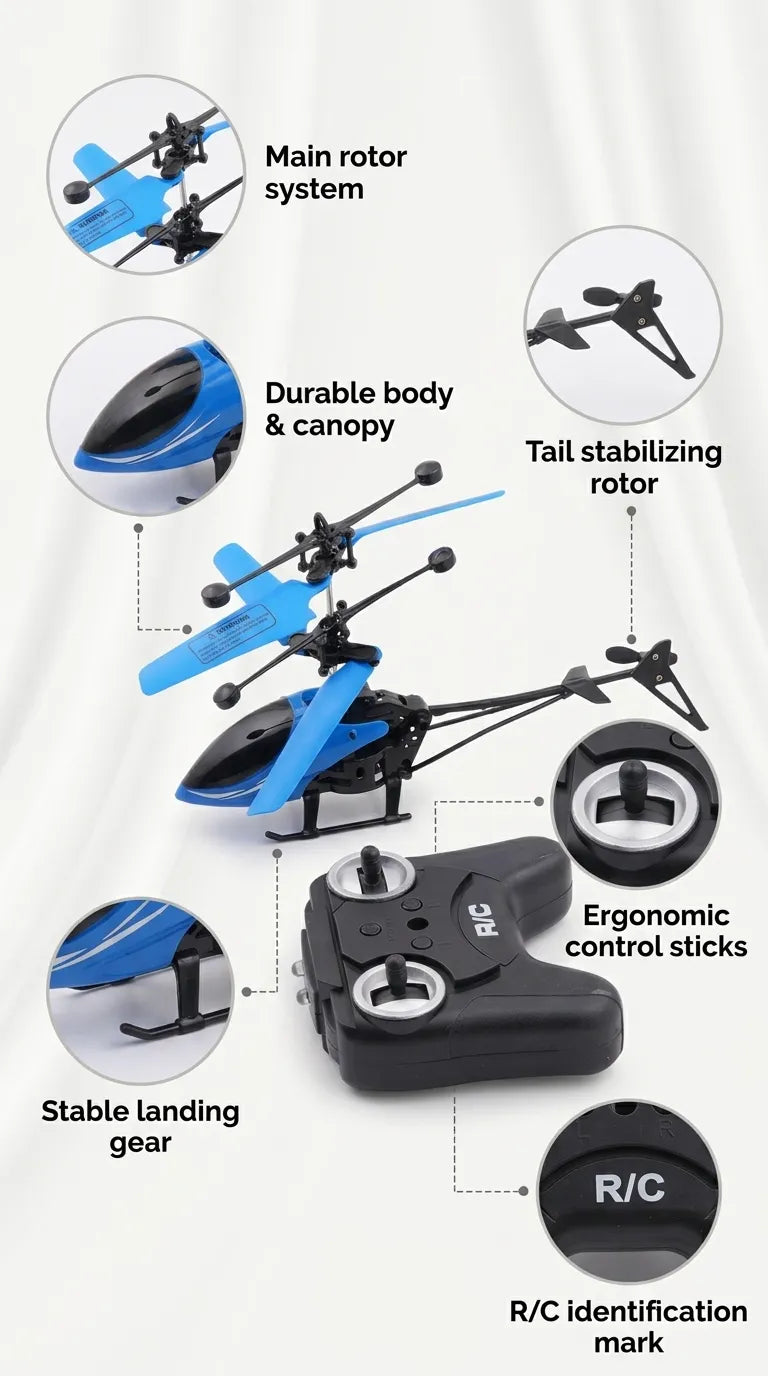 Remote Control Helicopter For Kids T7003012