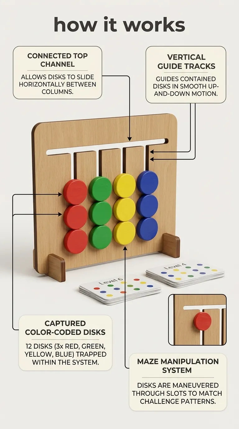 Mind Sharpening Game (12 Level Cards) T7011010