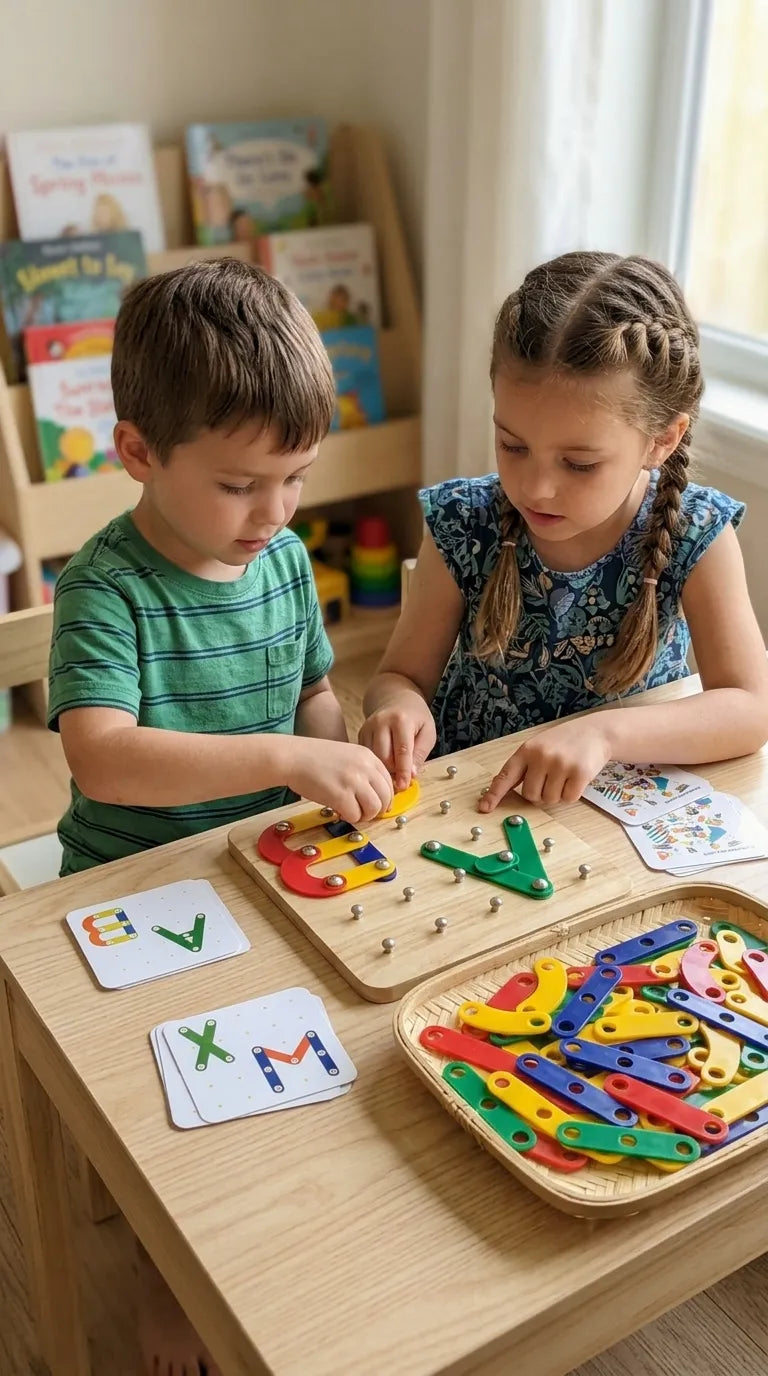 Montessori Mind Creative Sticks ABC Shapes & 123 T7011110