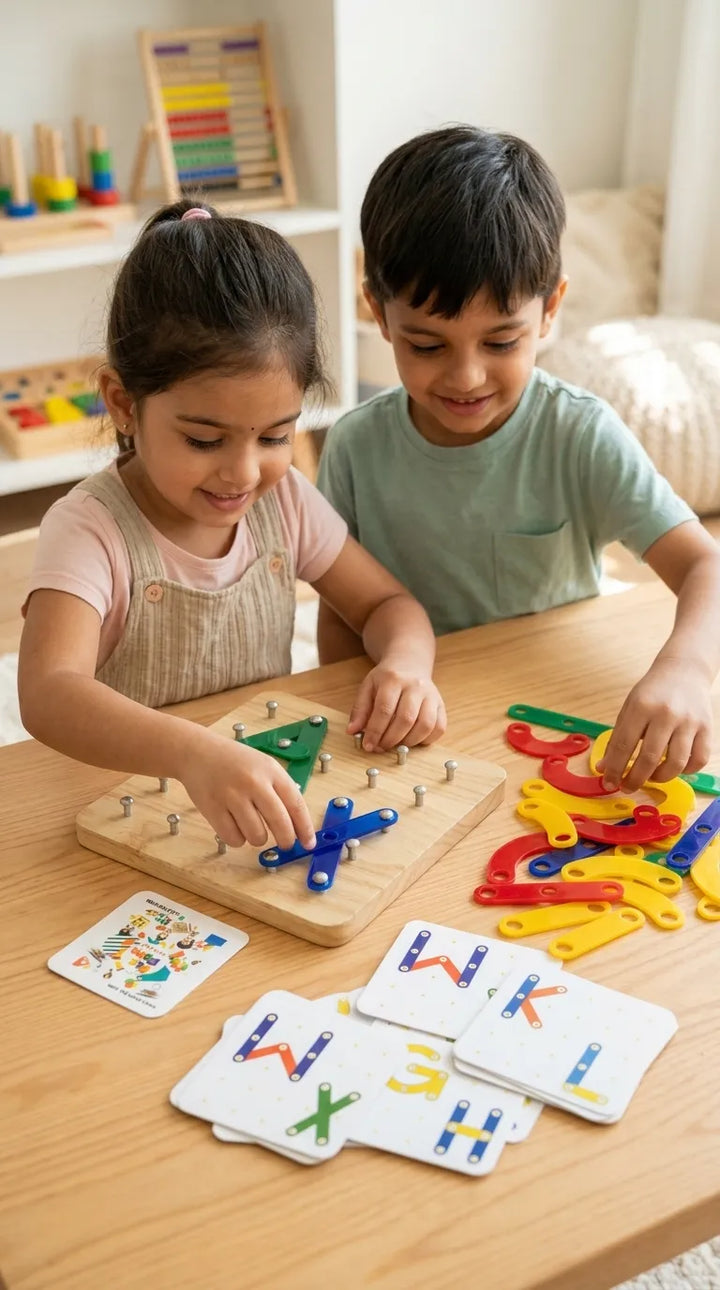 Montessori Mind Creative Sticks ABC Shapes & 123 T7011110