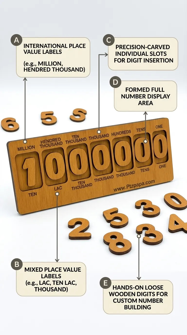 Math Unit Understanding Toys Wooden Math Puzzle T7012262