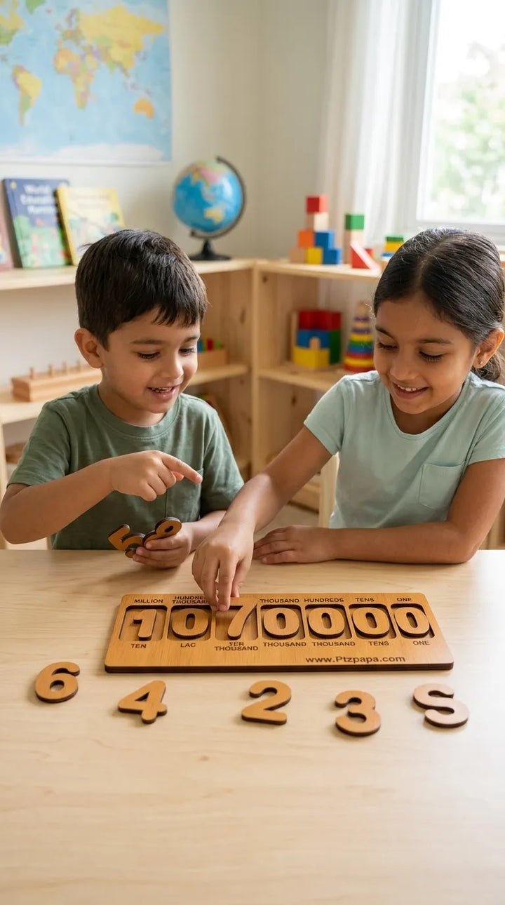 Math Unit Understanding Toys Wooden Math Puzzle T7012262