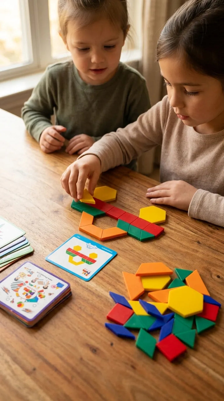 Pattern Blocks Geometric Shape Jigsaw Puzzle T7012610
