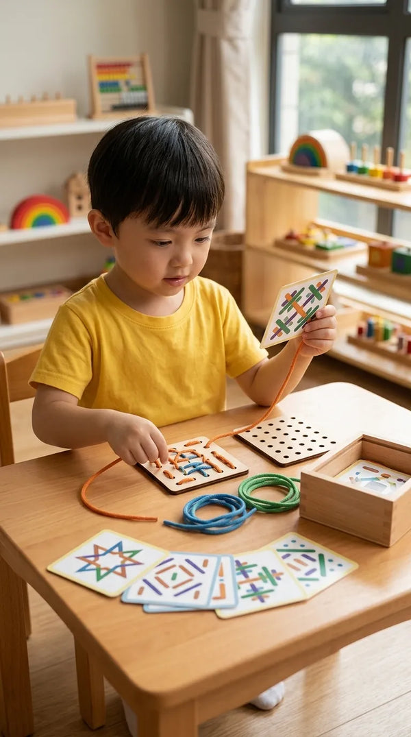 Diy Montessori Rope Shape Puzzle T7013010