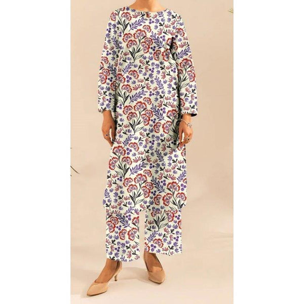 2PC- Unstitched Digital Printed Lawn Suit US5000