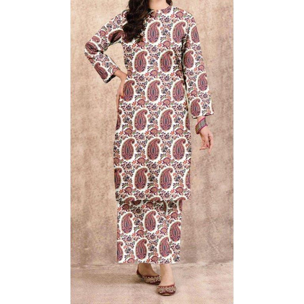2PC- Unstitched Digital Printed Lawn Suit US5010