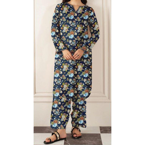 2PC- Unstitched Digital Printed Lawn Suit US5020