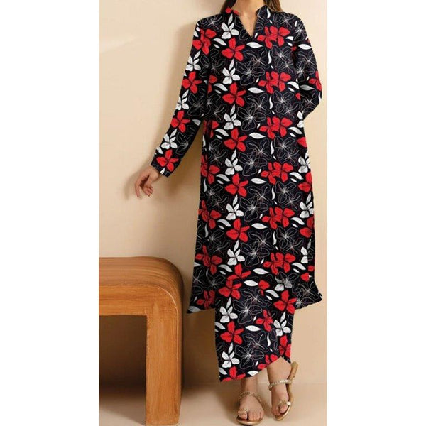 2PC- Unstitched Digital Printed Lawn Suit US5024