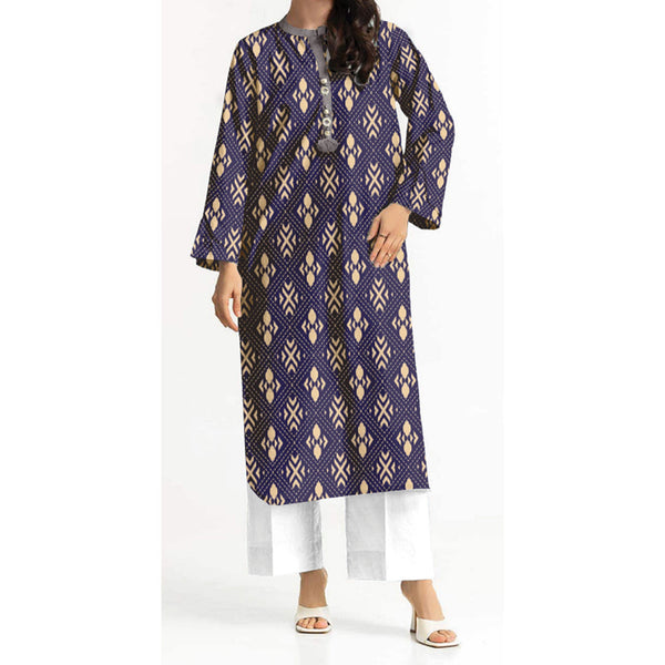 1PC- Unstitched Digital Printed Lawn Shirt US5026