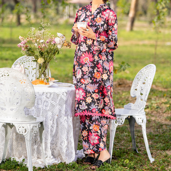 2PC- Unstitched Digital Printed Cambric Suit US5034