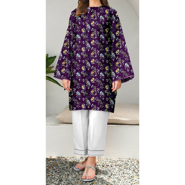 1PC- Unstitched Digital Printed Blended Cotton Shirt US5061