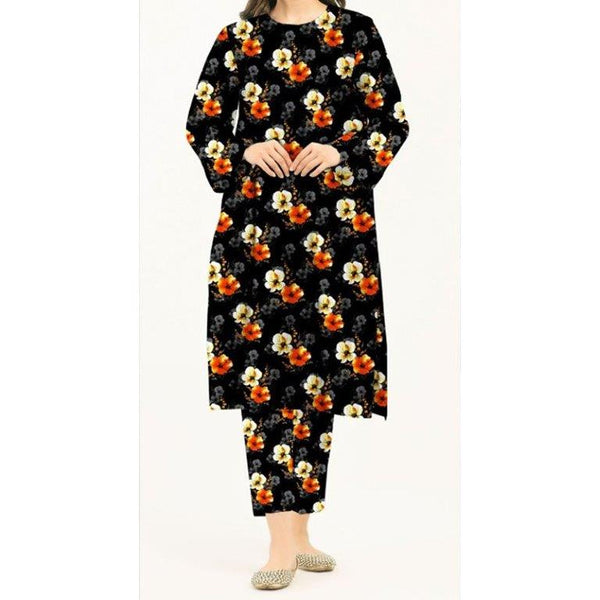 2PC- Unstitched Digital Printed Lawn Suit US5072