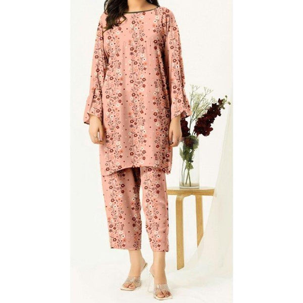 2PC- Unstitched Digital Printed Lawn Suit US5095