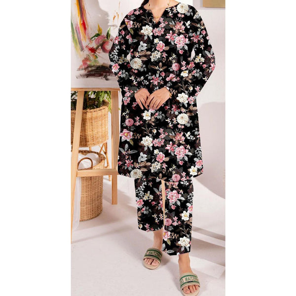 2PC- Unstitched Digital Printed Lawn Suit US5148