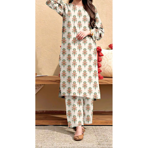 2PC- Unstitched Digital Printed Lawn Suit US5150