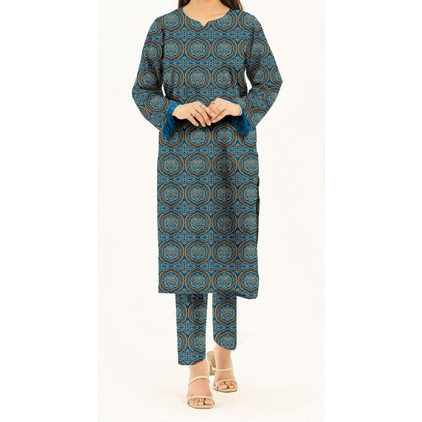 2PC- Unstitched Digital Printed Cambric Suit US5282