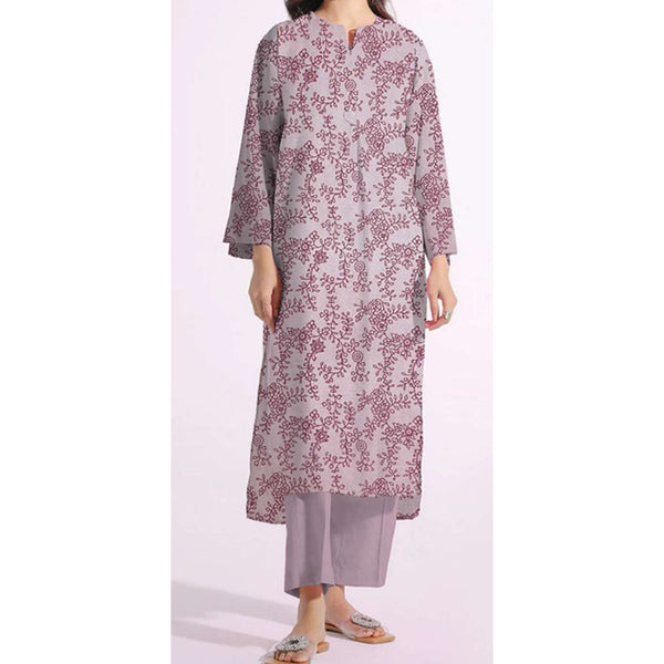 1PC- Unstitched Screen Printed Cotton Shirt US5311