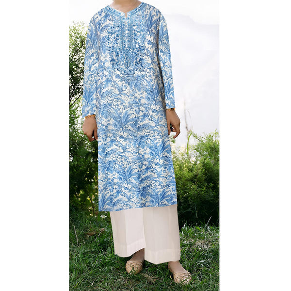 1PC- Unstitched Digital Printed Cambric Shirt US5360