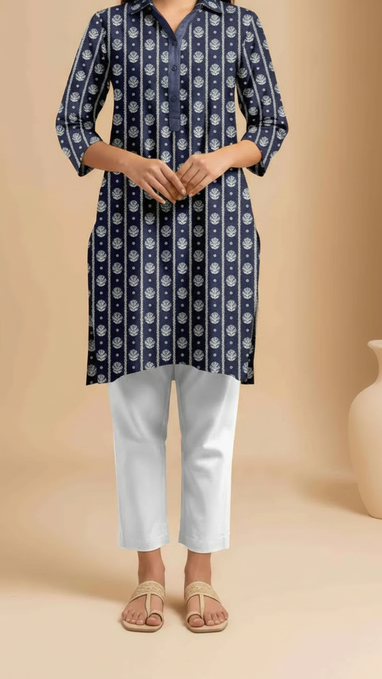 Unstitched Printed Shirt US5454