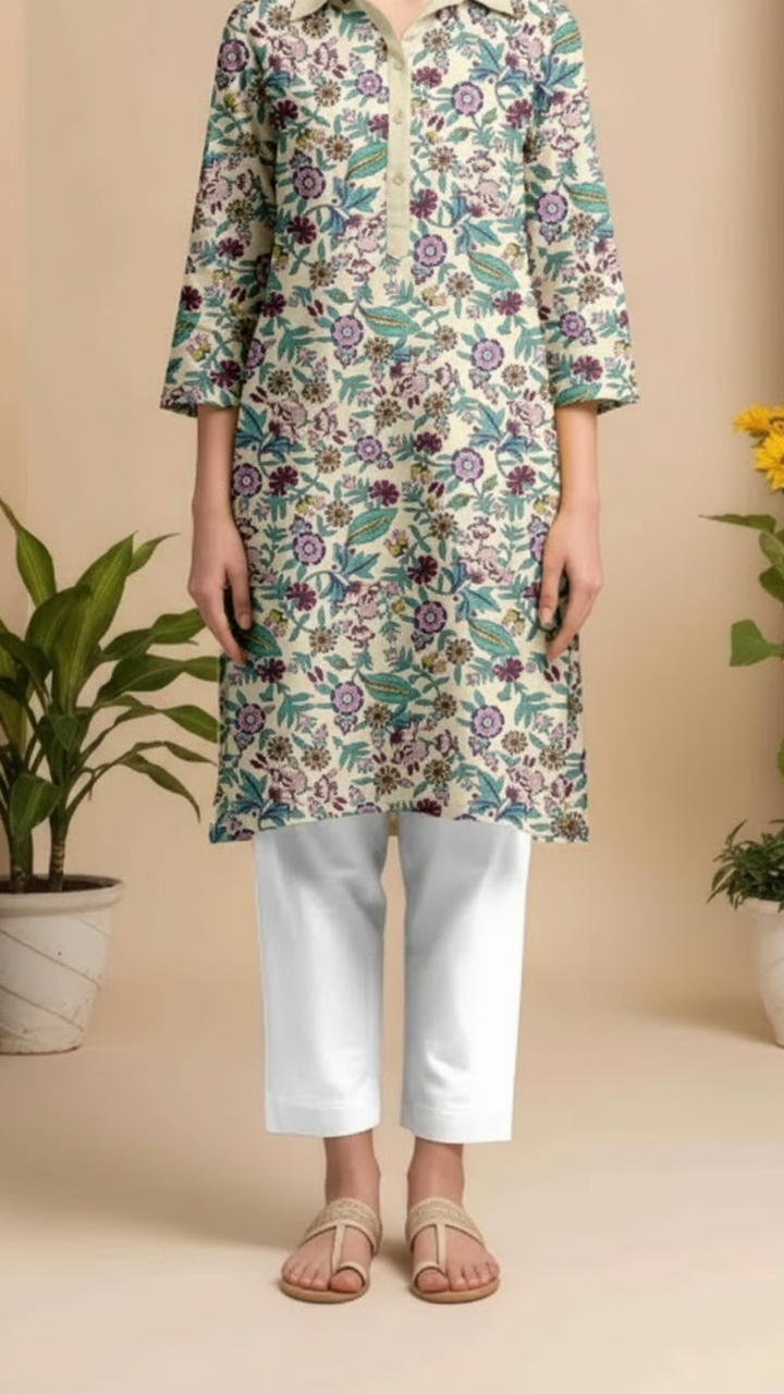 Unstitched Printed Shirt US5455