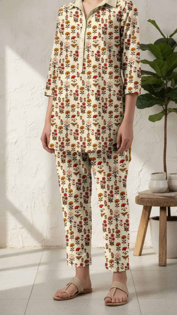 2PC Unstitched Printed Suit US5457