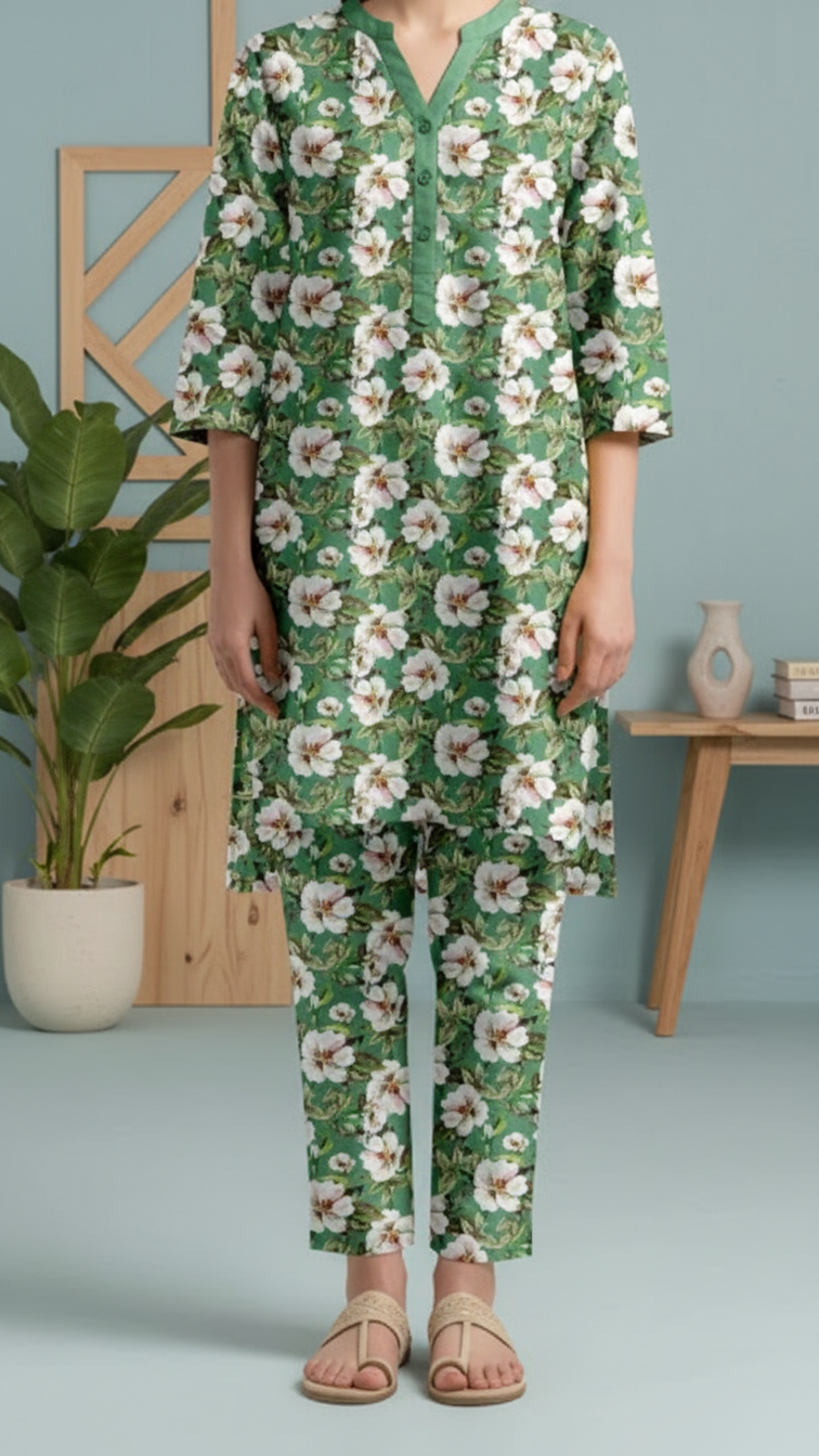 2PC Unstitched Printed Suit US5460