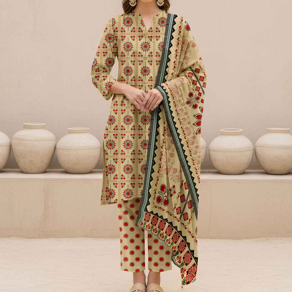 3PC Unstitched Printed Suit US5463