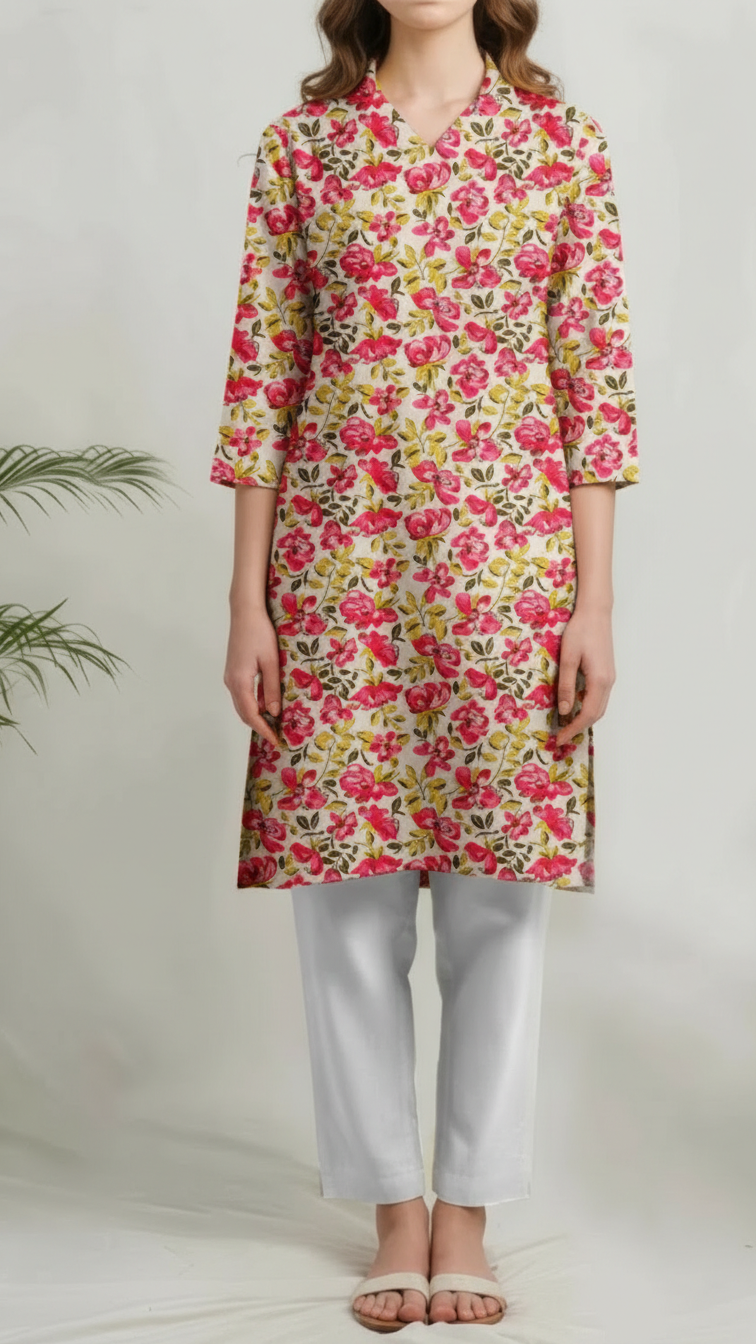 Unstitched Printed Shirt US5474