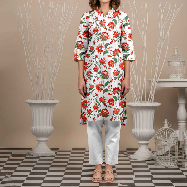 Unstitched Printed Cotton Cambric Shirt US5476