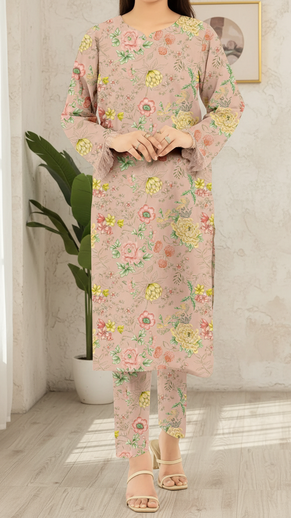 2PC Unstitched Printed Suit US5516