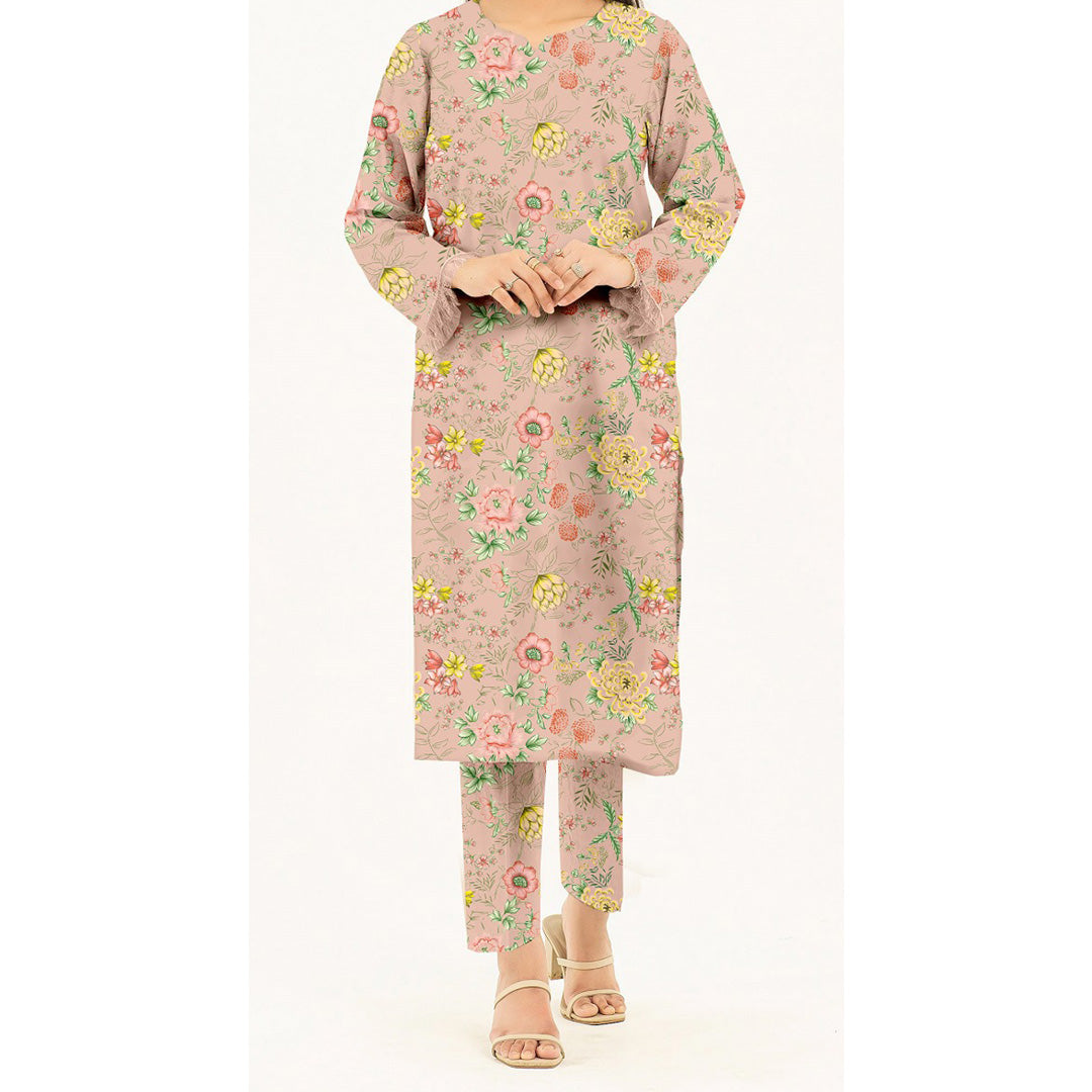 2 PC Unstitched Printed Suit