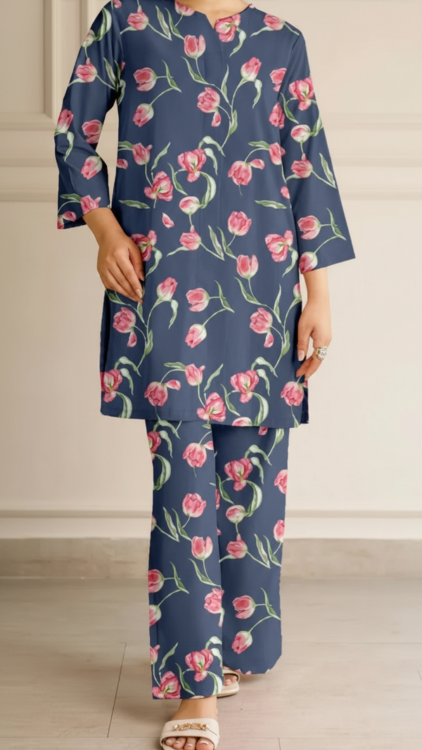 2PC Unstitched Printed Suit US5517