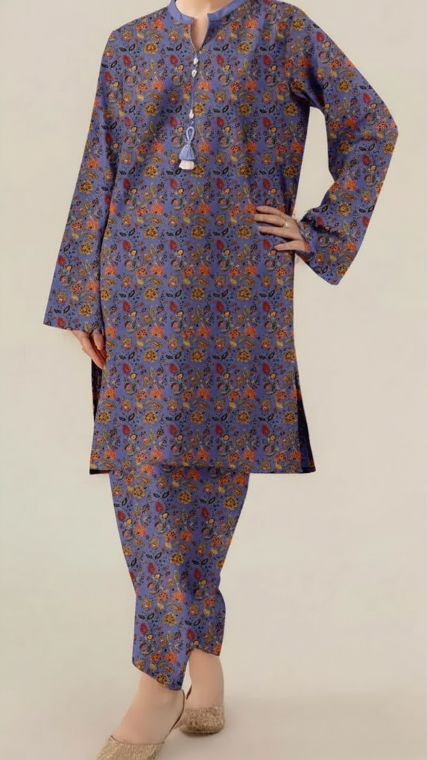 2PC Unstitched Printed Suit US5523