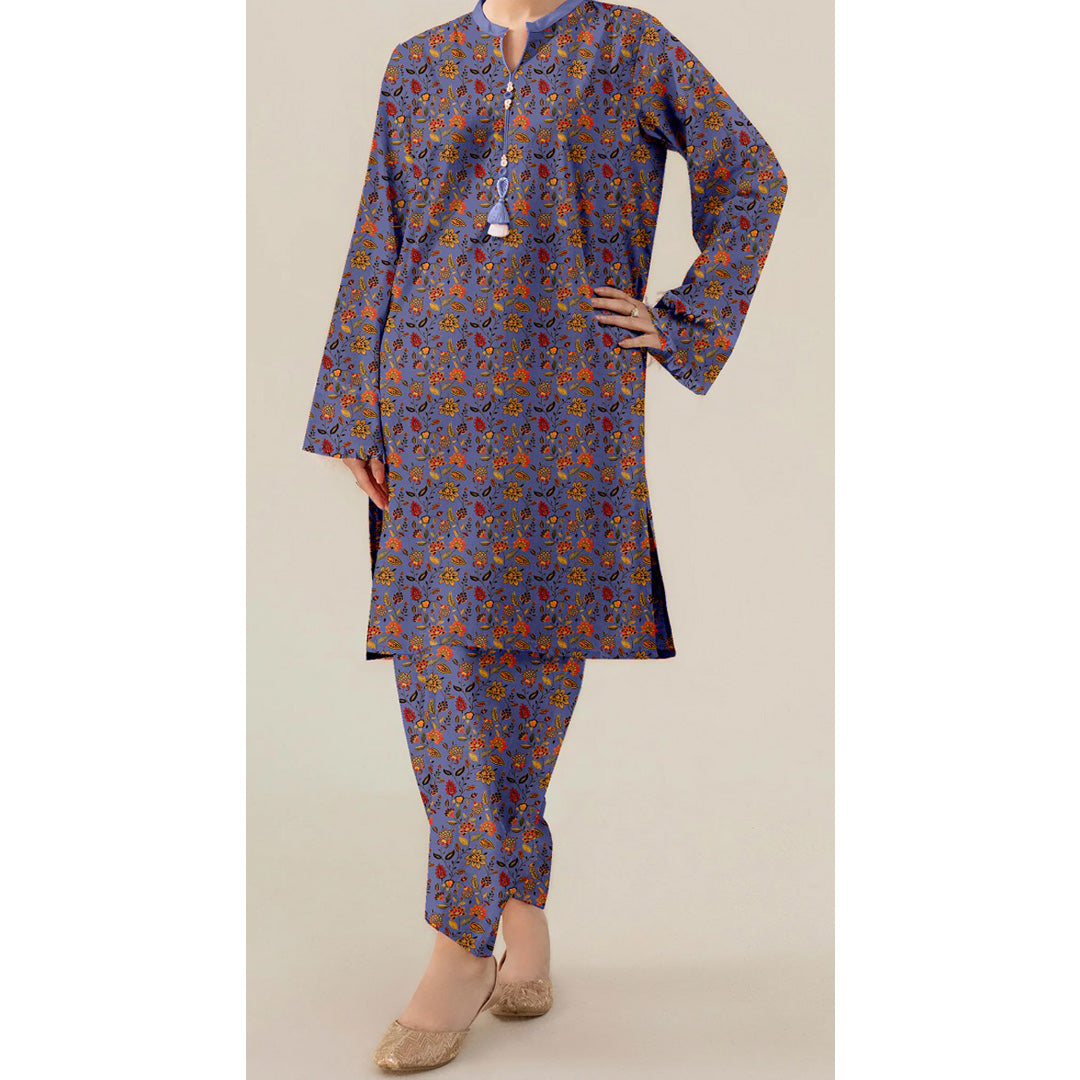 2 PC Unstitched Printed Suit