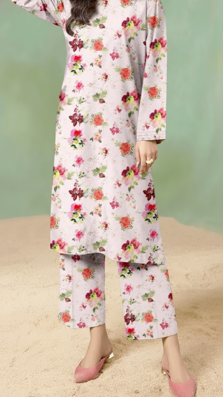 2PC Unstitched Printed Suit US5525