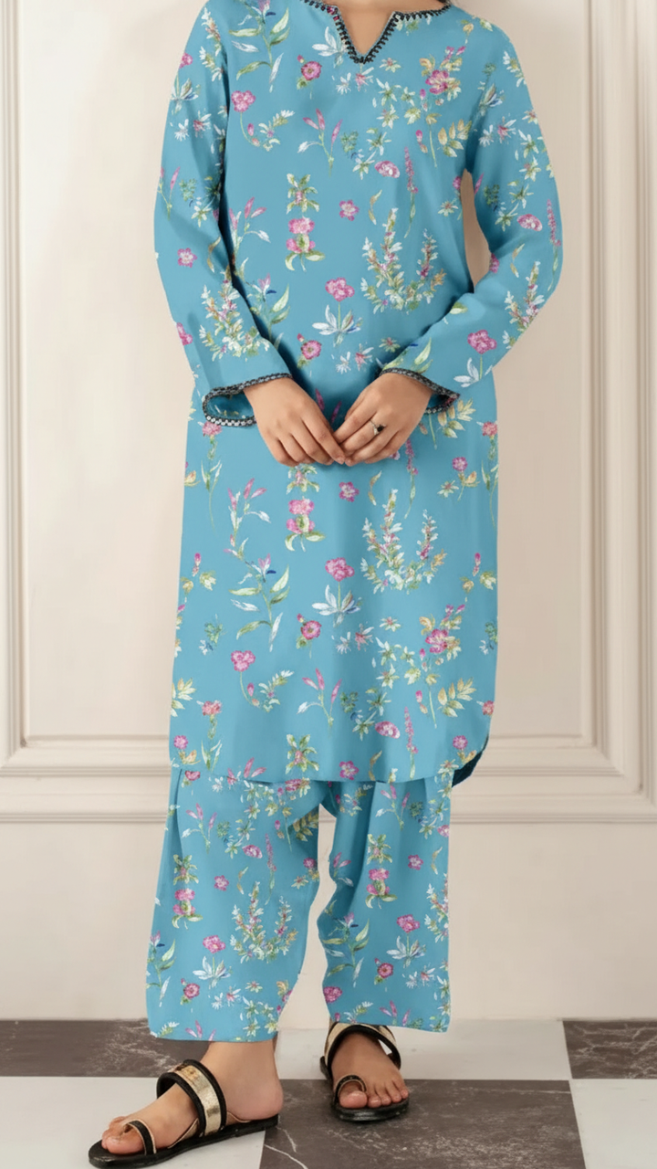 2PC Unstitched Printed Suit US5527