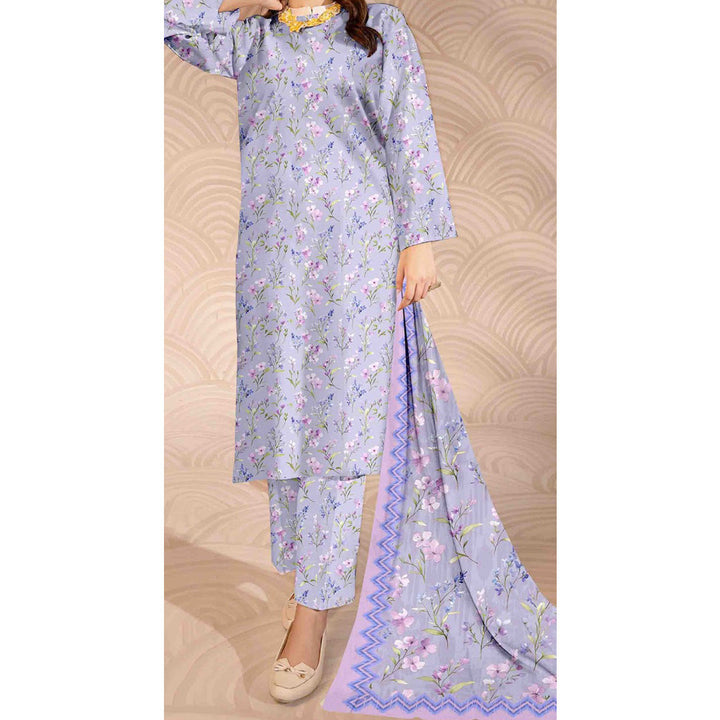 3 PC Unstitched Printed Suit 