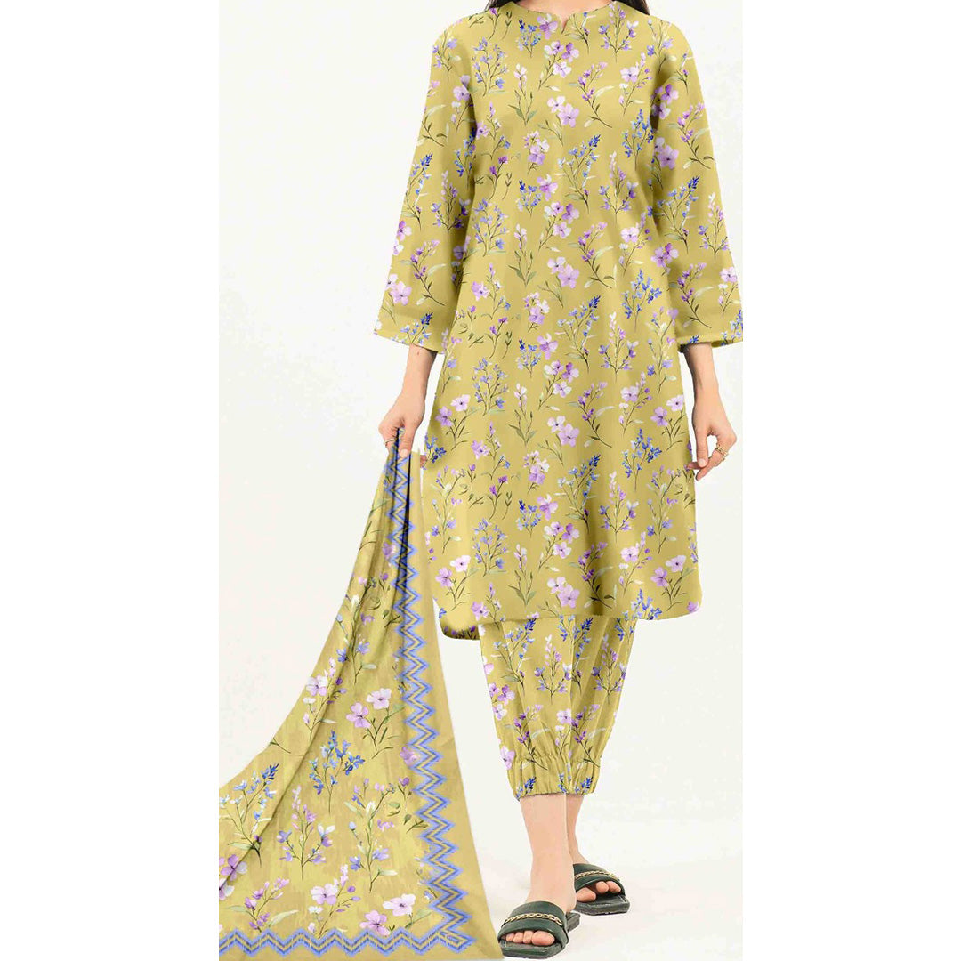 3PC Unstitched Printed Suit US5530