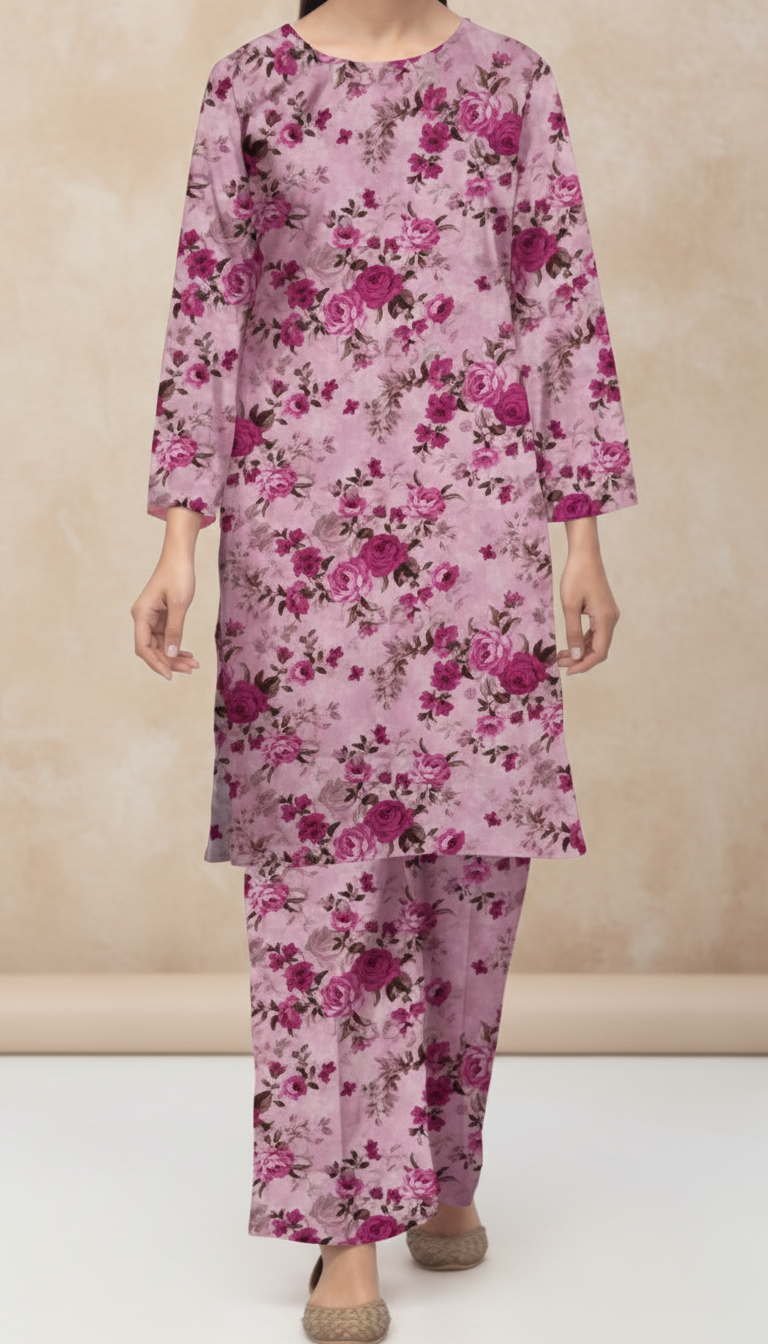 2 PC UnStitched Digital Printed Lawn Suit US6033