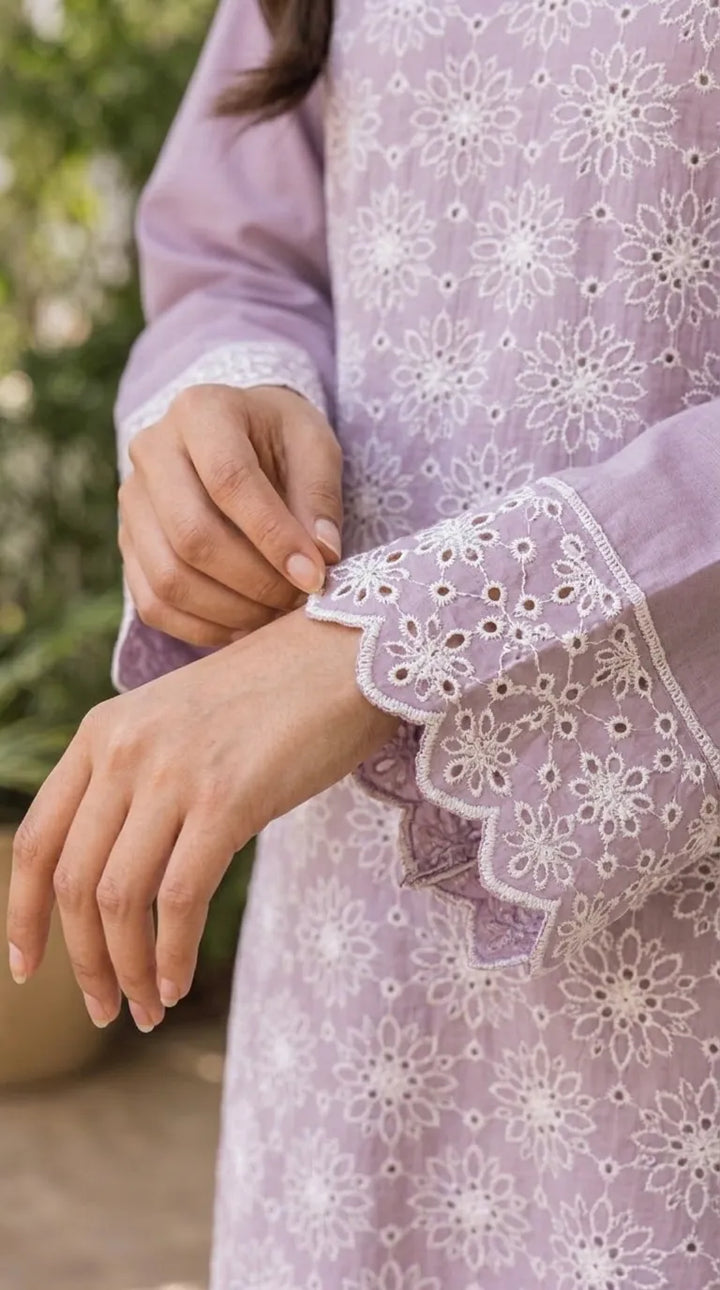 2 PC Unstitched Embroidered Khaddar Suit US638266