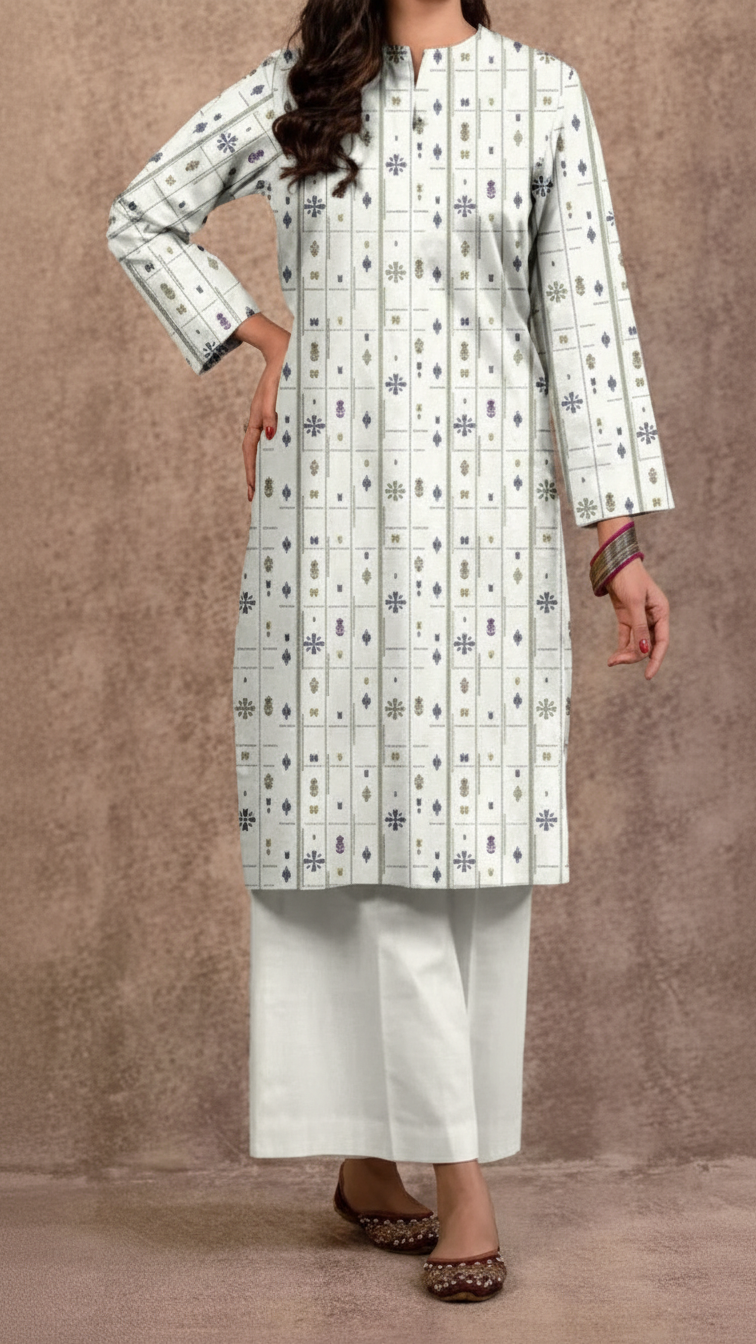 Unstitched Printed Shirt UW5016